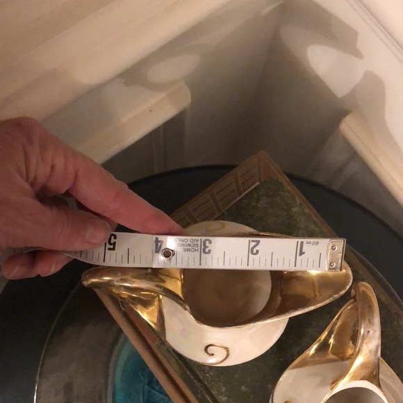 Vintage MCM luster ware creamer sugar set Kaso Made in USA - Picture 7 of 8